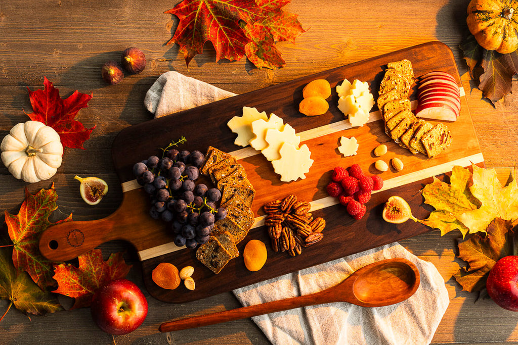 Cherry and Walnut Charcuterie Board 