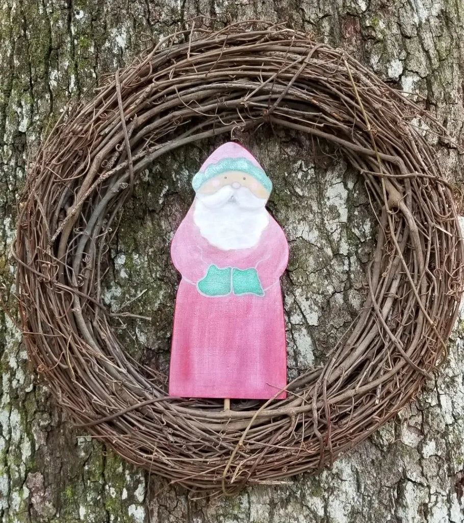 Papa Noël Wreath Pick 