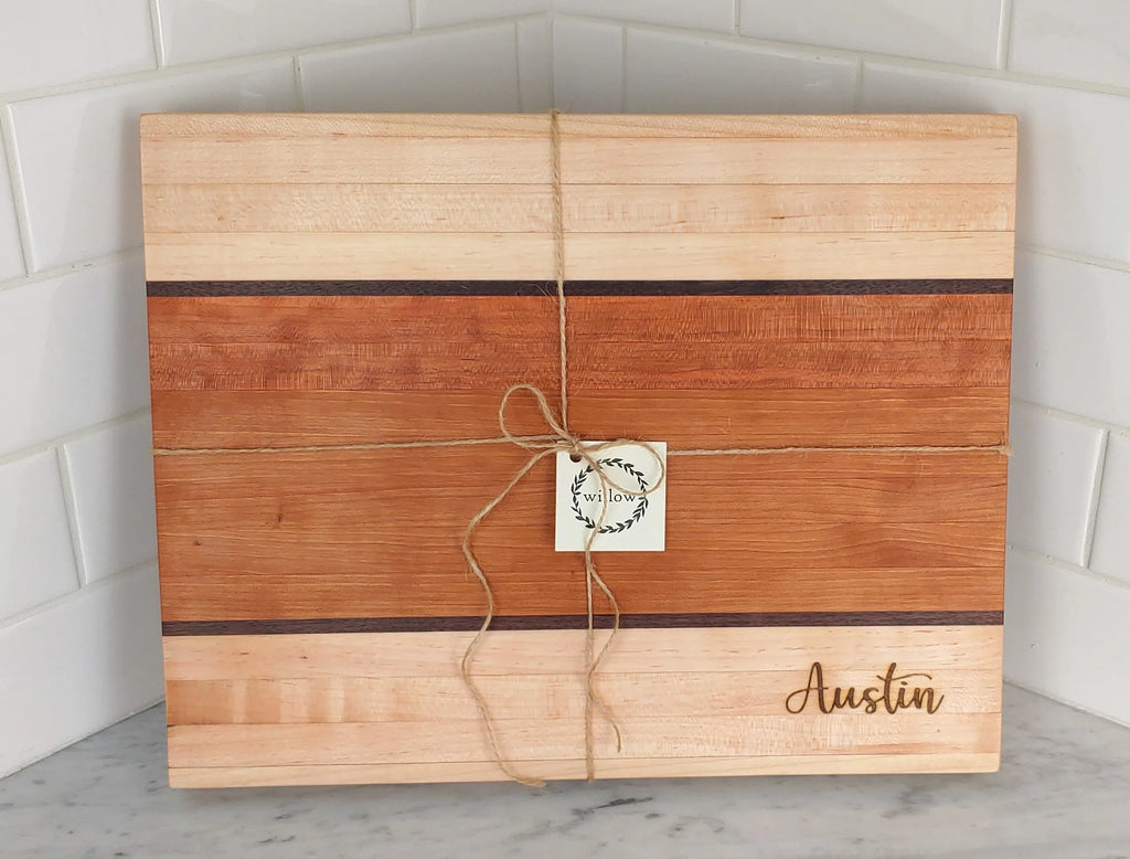 Personalized Wood Cutting Board | Handcrafted by Willow Nola